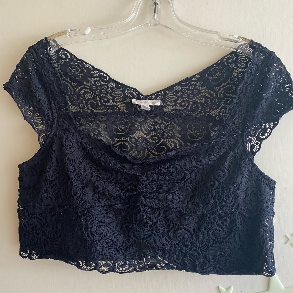 Lacy bra style top